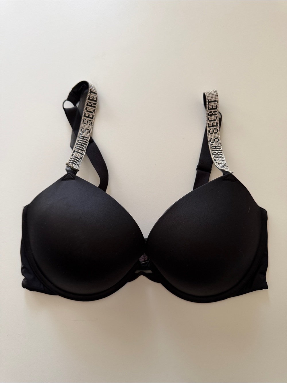 Victoria’s Secret | Black | Embellished | Strap T-Shirt Bra